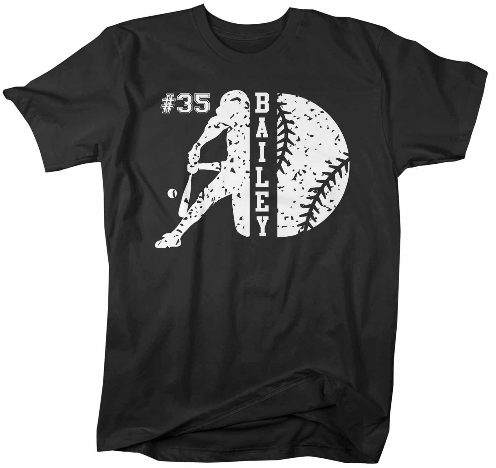 Men's Personalized Baseball T Shirt Custom Baseball Shirts Etsy