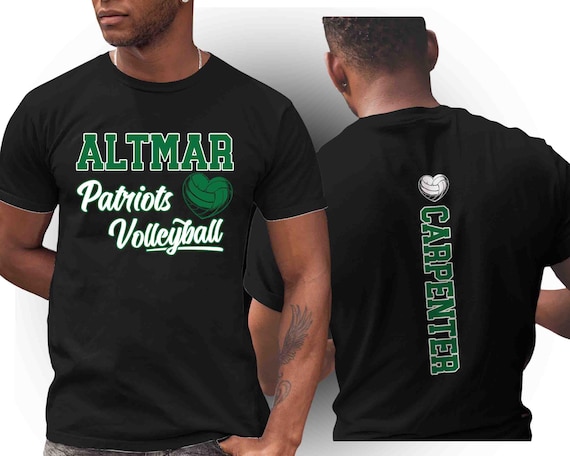 Personalized Volleyball Team Shirt: Custom Name & Number, Heart Ball Jersey