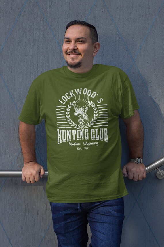 Men's Personalized Hunting Shirt Deer Hunter T Shirt Custom Club TShirts Cabin Vintage Group Matching T Shirt Unisex Mans Gift Idea