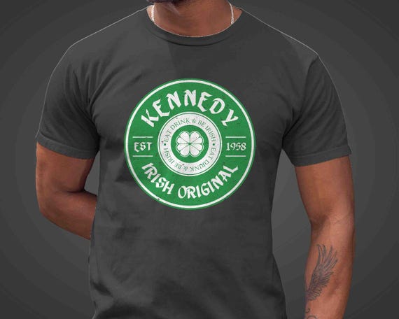 Men's Personalized Irish Shirt Ireland TShirt Men's Gift Idea Women's Custom Eat Drink Be Irish St. Patrick's Day Unisex Tee Lucky Clover