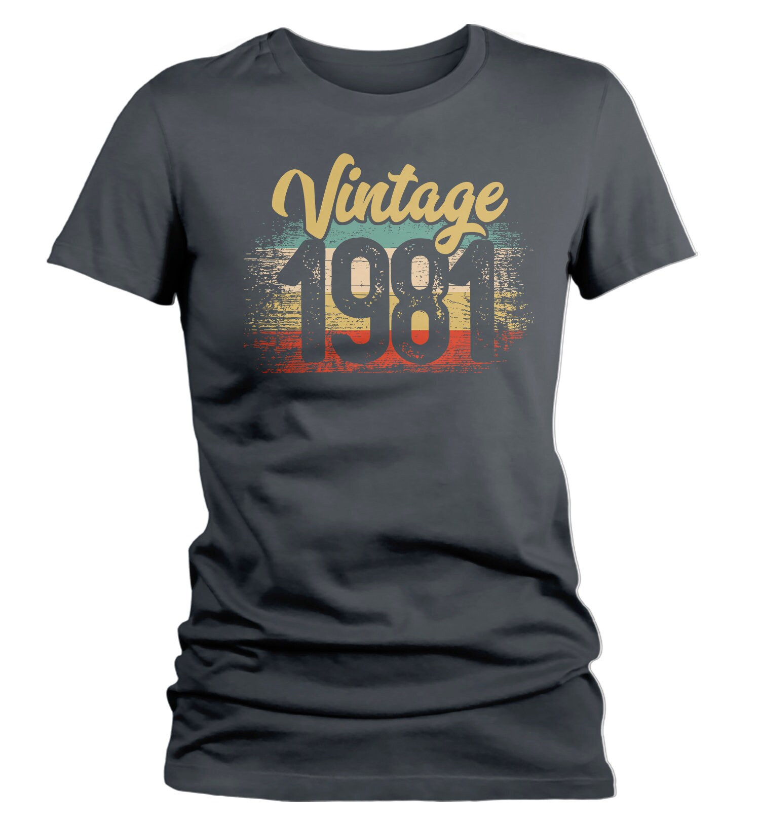 Women's Vintage 1981 Birthday T Shirt 40th Birthday Shirt | Etsy
