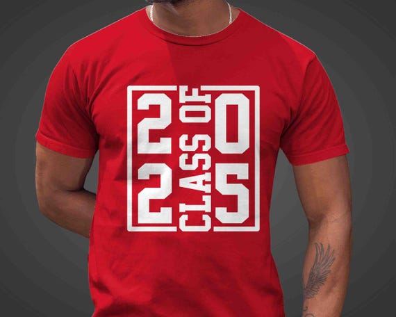 Men's Senior Class 2025 Shirt Graduate TShirt Graduation Gift Idea TShirt Typography 25 Tee Unisex Her Man Him Tee Seniors Class Tee