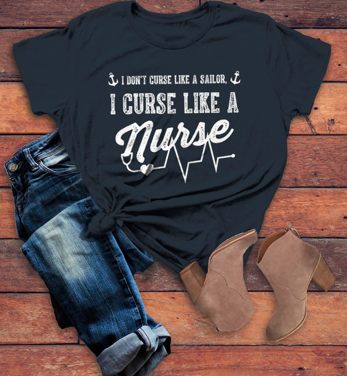 Nurse t shirts funny Clearance
