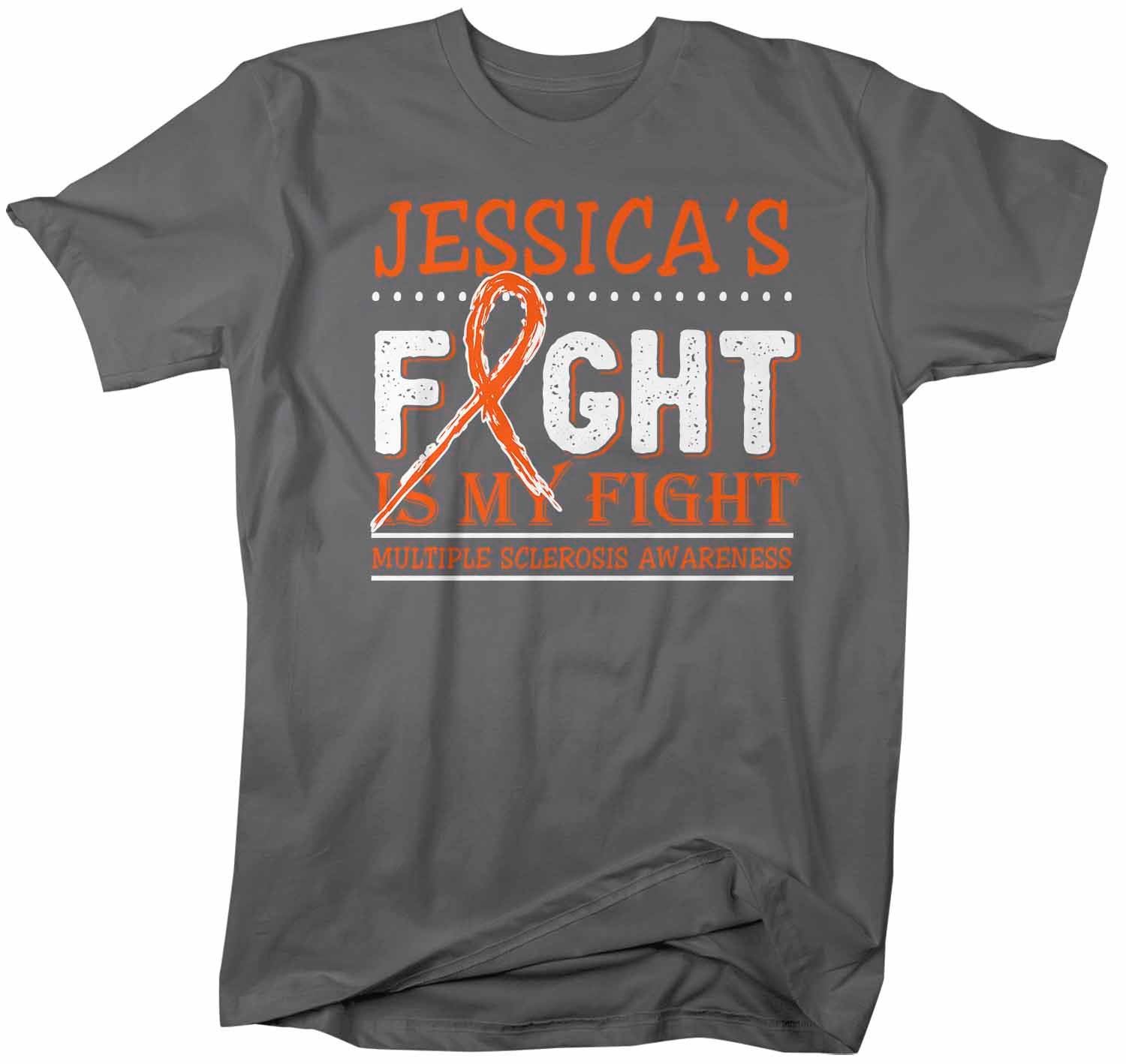 Men's Personalized Multiple Sclerosis T-shirt Fight is My | Etsy