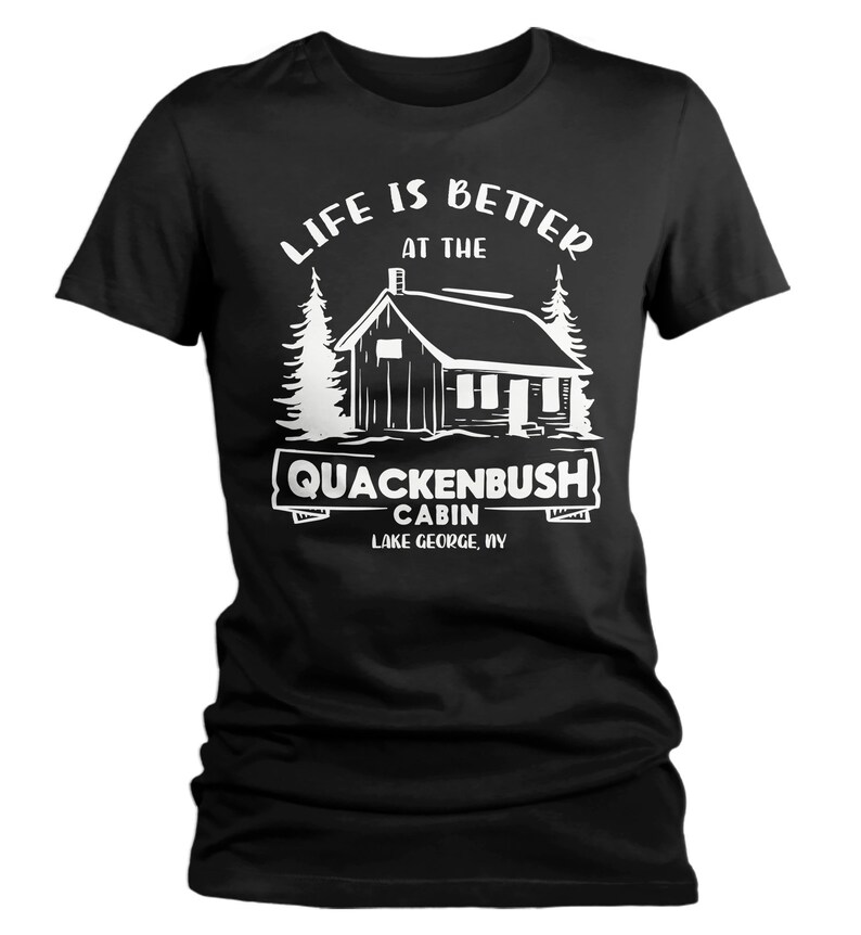 Women's Personalized Cabin T Shirt Life is Better at Cabin Etsy