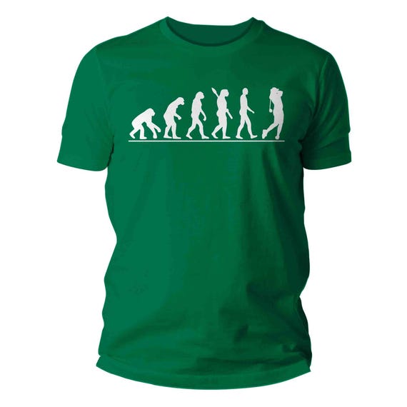 Men's Funny Golf Shirt Evolution T Shirt Golfing Gift Retro Golfer Gift Men's Fun Joke Humor Nerd Geek Golf TShirt Unisex Man