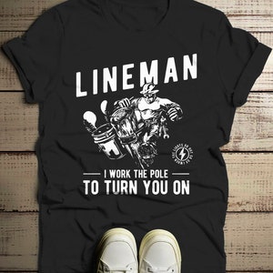 Vintage Bigfoot Lineman Sasquatch Lineworker T Shirt