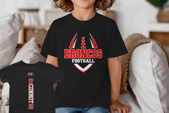 Kids Personalized Football T Shirt Custom Football Shirt Personalized Football Brother 2 Players Two Boys Custom Unisex Gift Idea