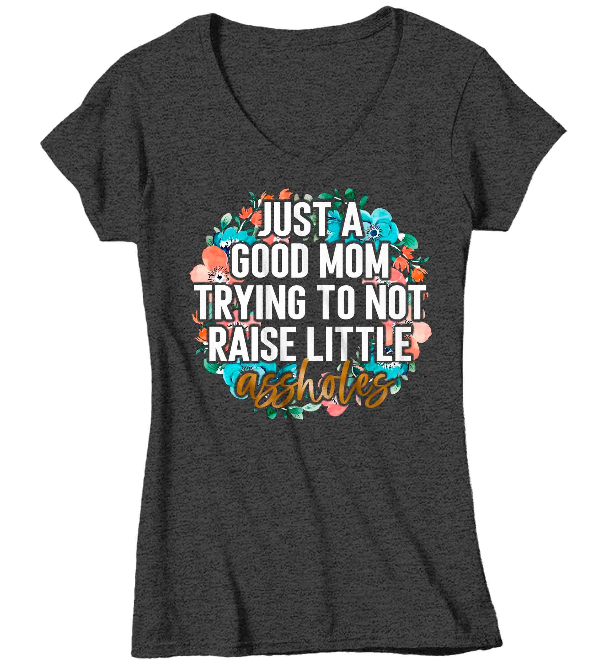 Women's Funny Mom Shirt Good Mom T Shirt Trying No To | Etsy