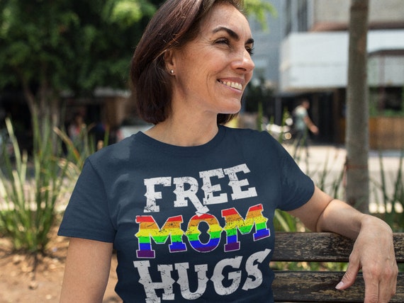 Mom Hugs Shirt Gay Pride Shirts - Etsy