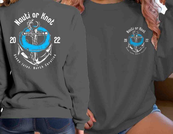 Men's Personalized Boat Shirt Custom Shirts Cruise Nautical Anchor Modern T Shirts Nautical Boater TShirt Vacation Unisex Mans Gift Idea