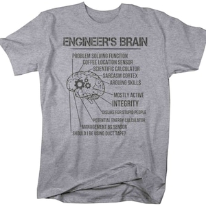 Men's Funny Engineer T Shirt Engineering Shirts Engineer - Etsy