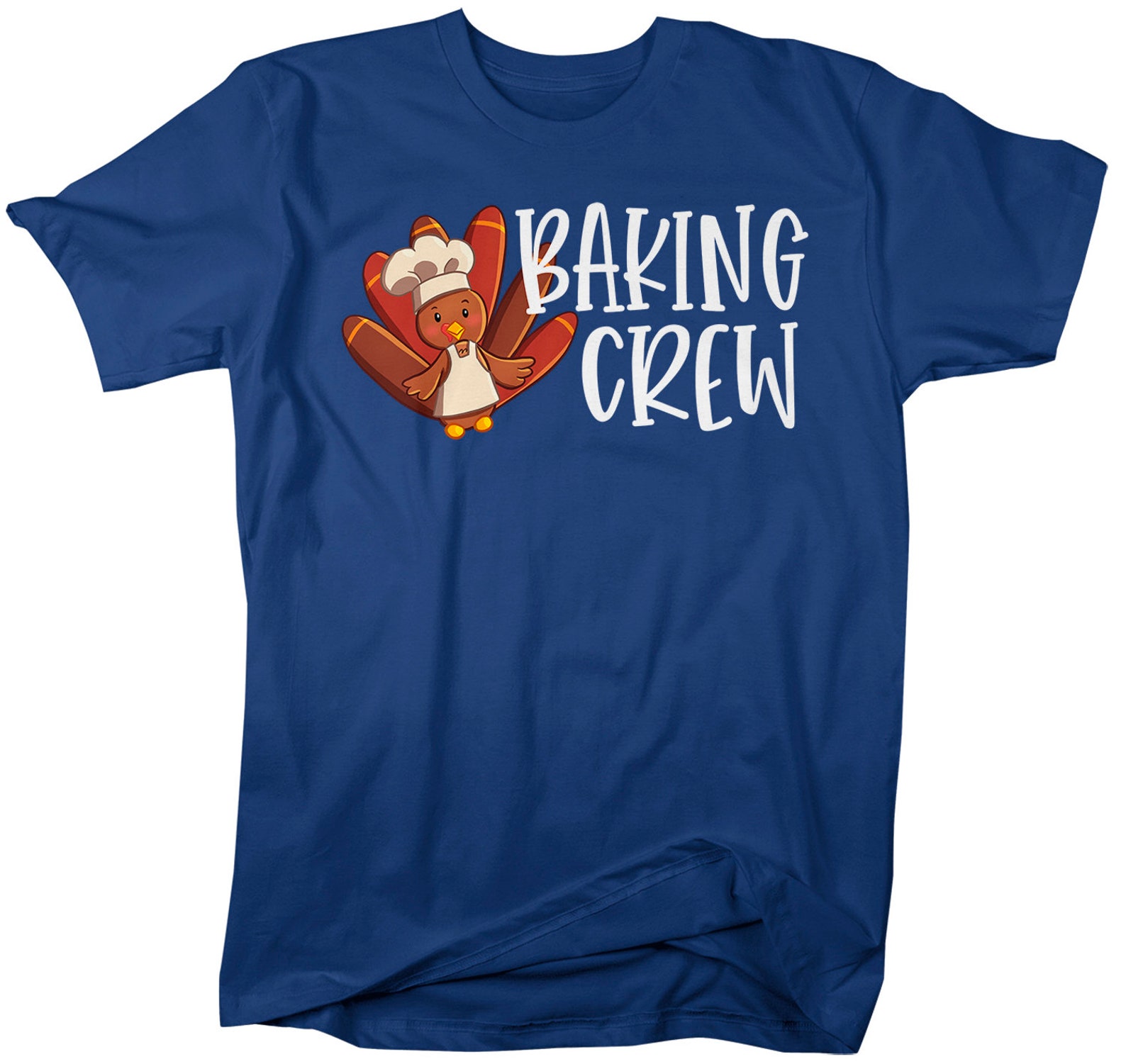 Men's Thanksgiving Shirt Turkey Shirts Baking Crew T Shirt Etsy