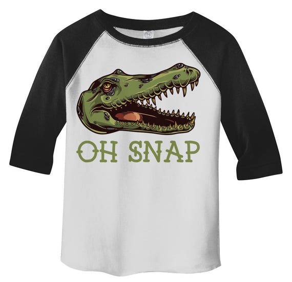 Funny Toddler Oh Snap Alligator Shirts 