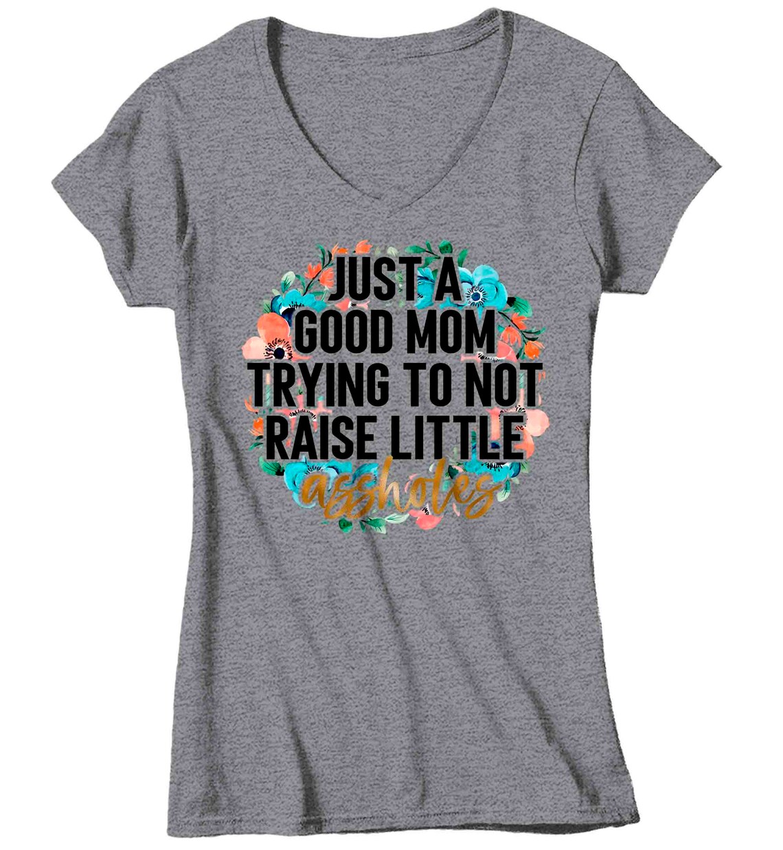 Women's Funny Mom Shirt Good Mom T Shirt Trying No To | Etsy