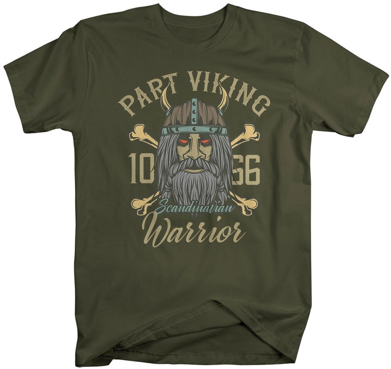 Men's Viking T Shirt Part Viking Shirt Warrior Shirts Etsy Nederland