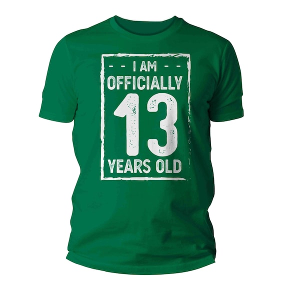 Cadeau Anniversaire 13 ans Fille Humour Ado T-Shirt : : Mode