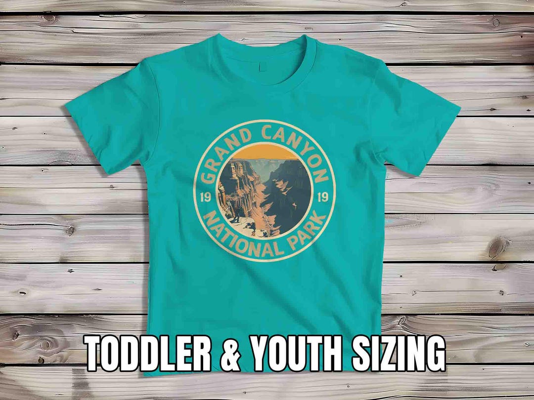 Kids Grand Canyon National Park T-shirt: Hiker Souvenir Tee - Etsy