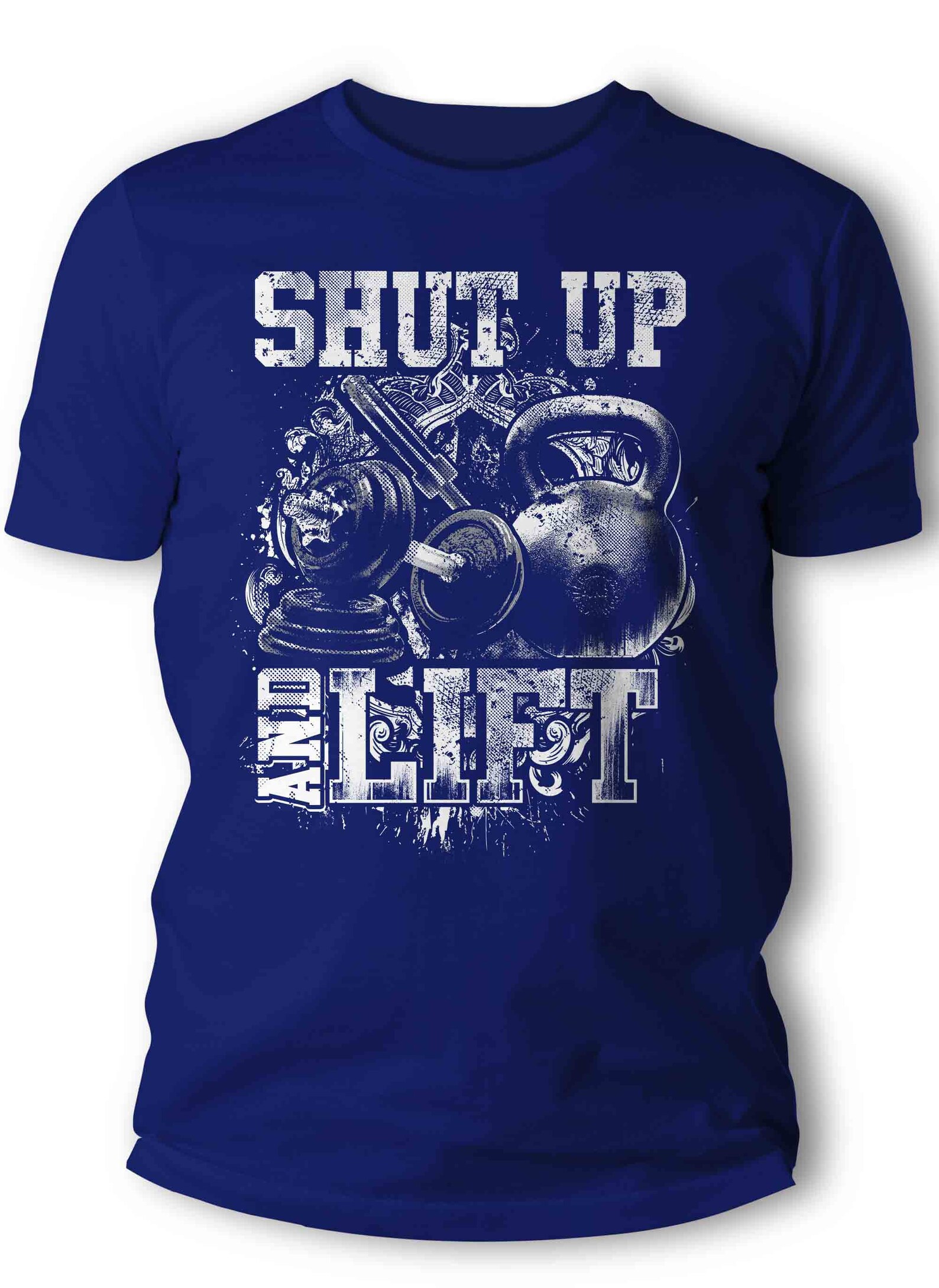 Men's Shut up and Lift Shirt Fitness T Shirt Weightlifter - Etsy