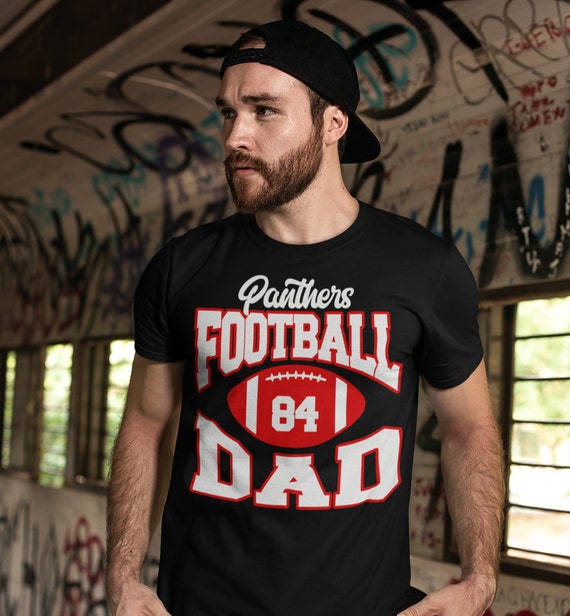 Men's Personalized Football T Shirt Custom Football Shirts Football Dad T Shirt Personalized Team Shirts
