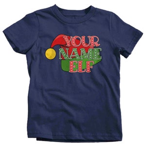 Kids Personalized Elf T Shirt Custom Elf Shirt Cute Christmas - Etsy