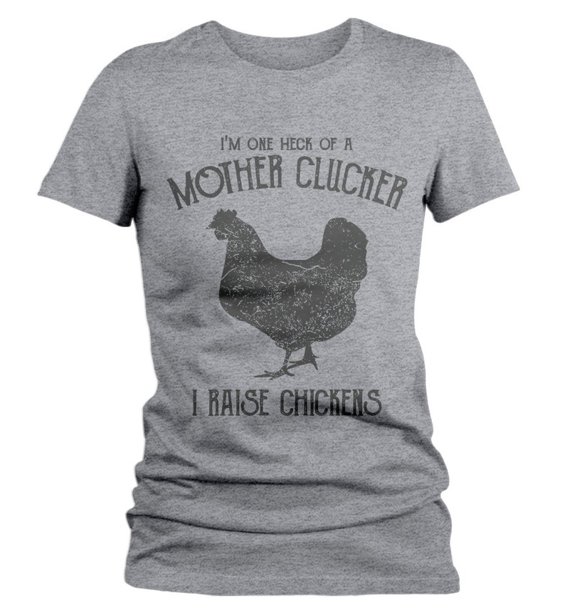 Women's Funny Chicken Farm T-shirt Mother Clucker Vintage | Etsy