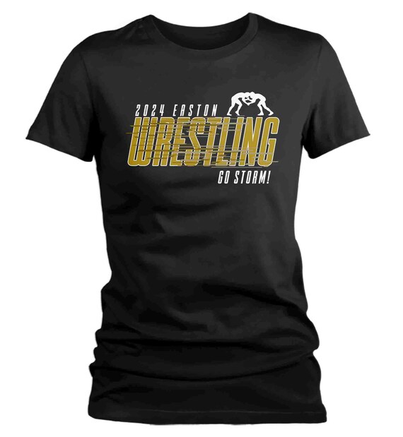 Women's Personalized Wrestling Shirts Custom Wrestler Vintage Athletic Logo Team T-Shirt Personalized Team TShirt Ladies Shirt Gift Idea