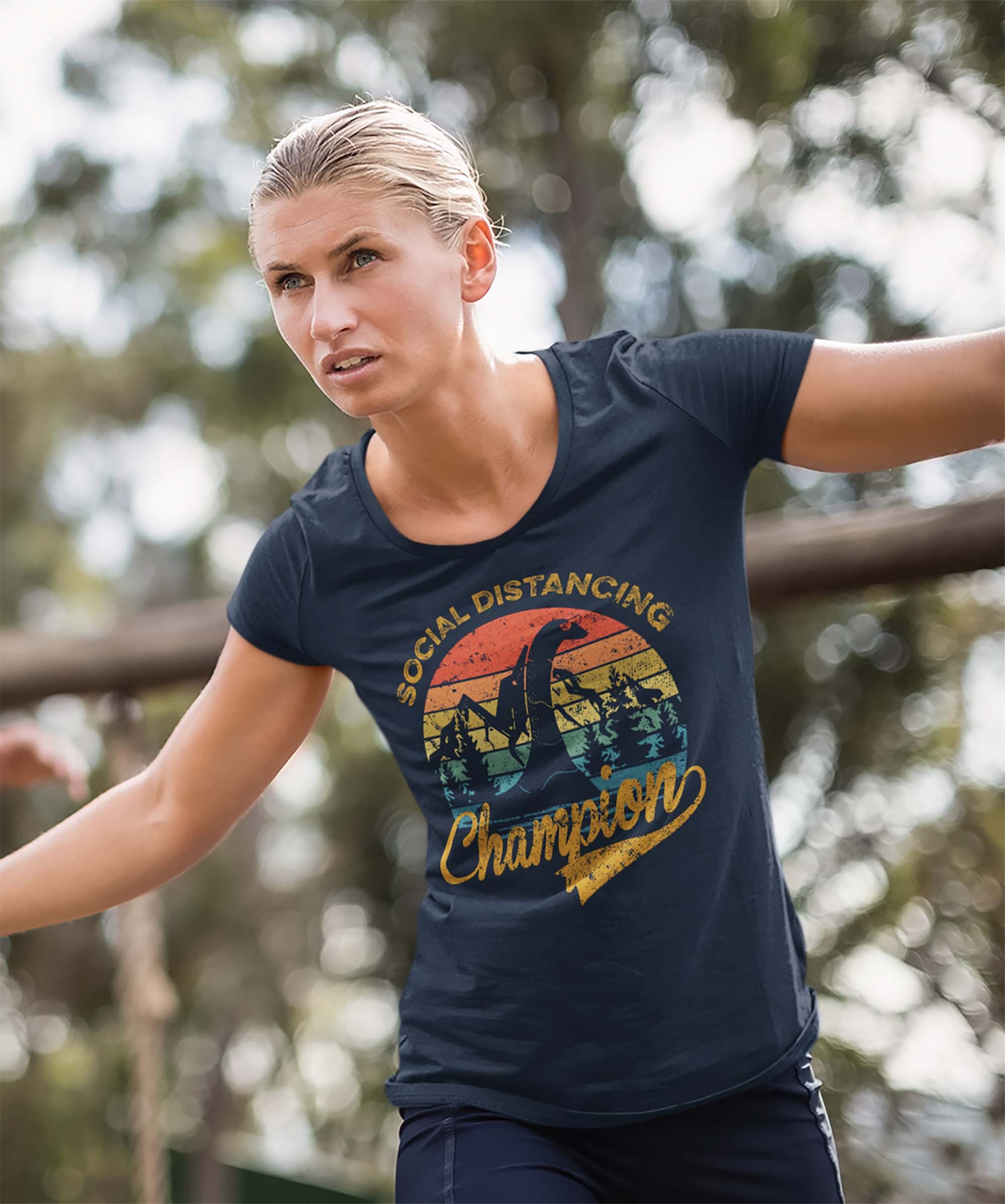 Women's Social Distancing T Shirt Loch 