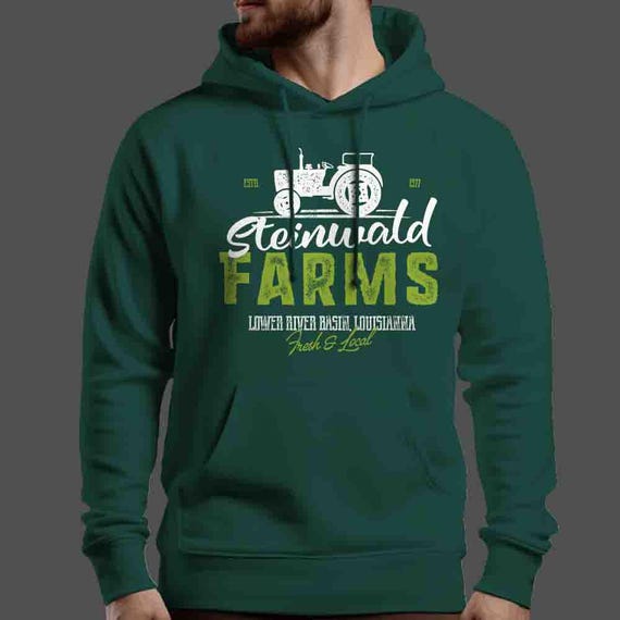 Men's Personalized Farm Hoodie Vintage Farming Sweatshirt Personalized Farm Tractor Pullover Hooded Custom Farm Fleece Sweatshirts Hoody