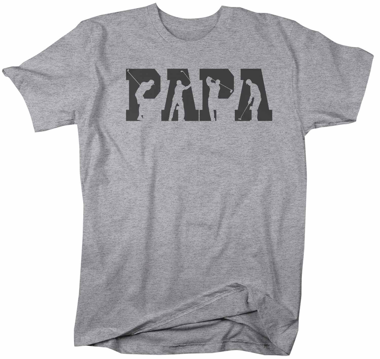 Men's Golf Papa T Shirt Father's Day Gift Golf Shirt | Etsy