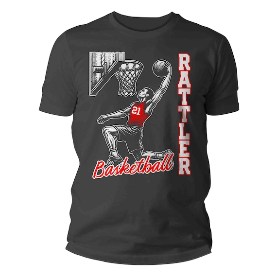 Men's Personalized Basketball T Shirt Custom Streetwear Dad Shirt Personalized Name Slam Dunk Mom Team Senior Custom Unisex Gift Idea