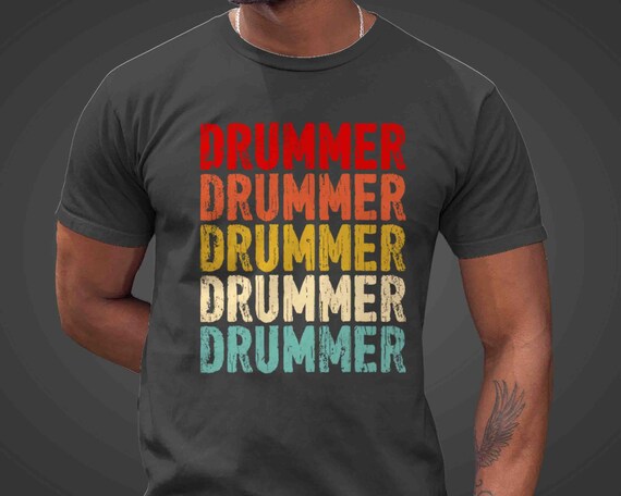 Men's Funny Drummer Shirt Drums Shirt Percussion Tshirt Drummer Band Gift Idea Drummer Text Unisex Saying Tee Bang For Him Men Unisex