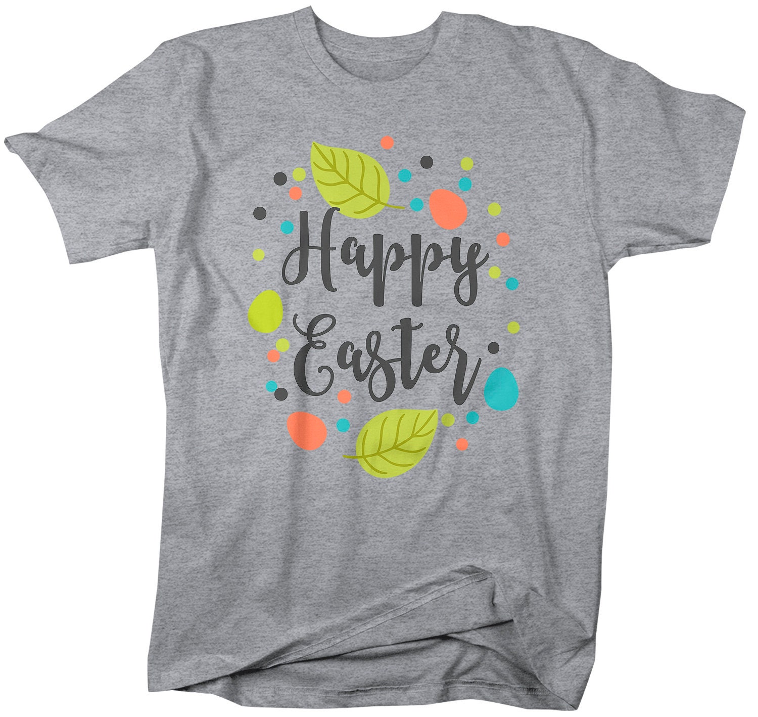 Men's Happy Easter TShirt Easter Eggs Shirts Spring Etsy