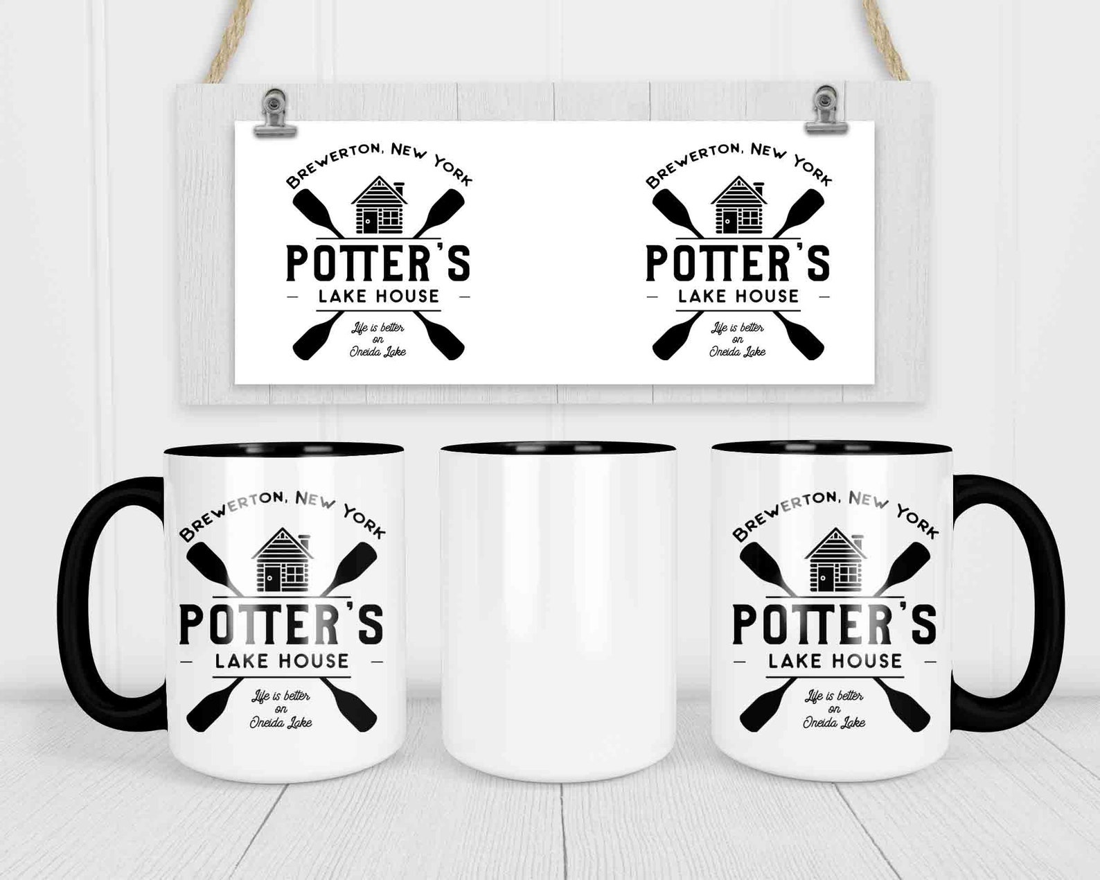 Personalized Lake House Coffee Mug Lake Gift Cup Cabin Custom Etsy