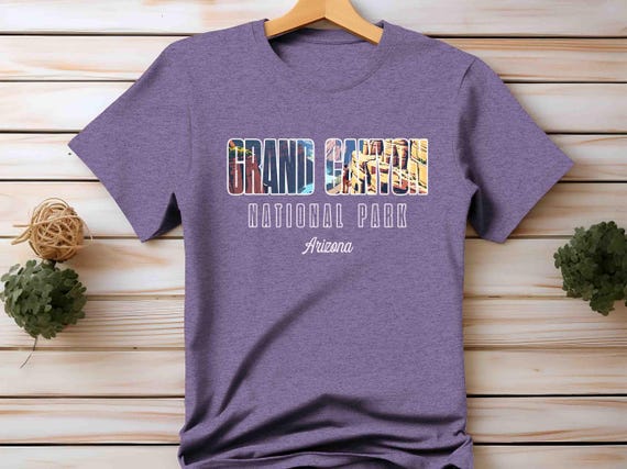 Mens Grand Canyon Shirt National Park Shirt Hiker T Shirt Gift Idea Him Since 1919 Typography Commemorative Unisex Arizona AZ Tee Hiked
