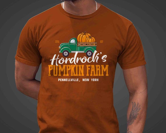 Personalized Pumpkin Farm T-Shirt: Vintage Truck, Custom Fall Farmer Tee