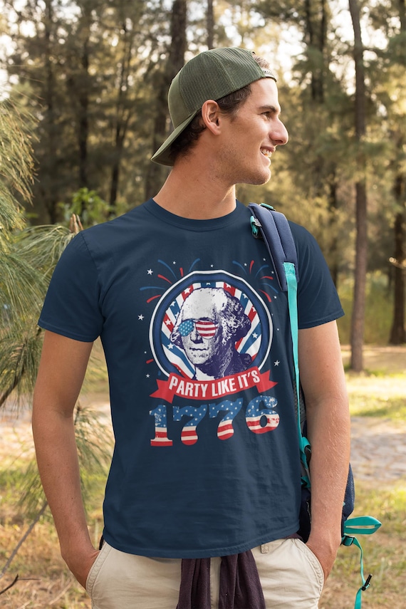 Patriotic Hipster 4th Of July Party Gift T-Shirt Patriotic Hipster 4th Of July Party Gift T-Shirt