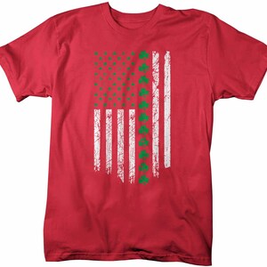 Men's Ireland T Shirt U.S. Flag Shirt St Patrick's Day - Etsy