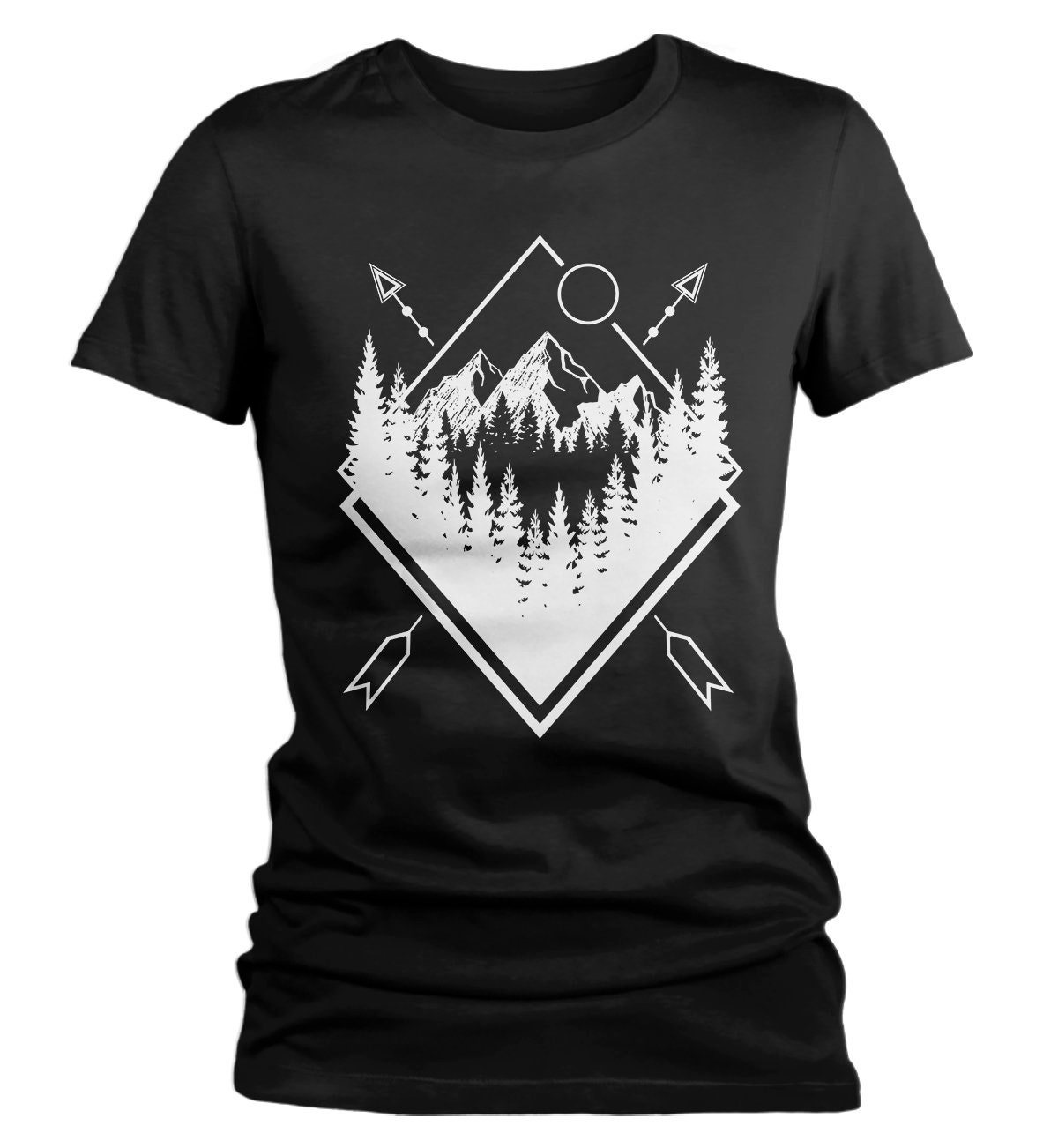 Women's Forest Hipster Tshirt Nature Shirt Mountains Etsy