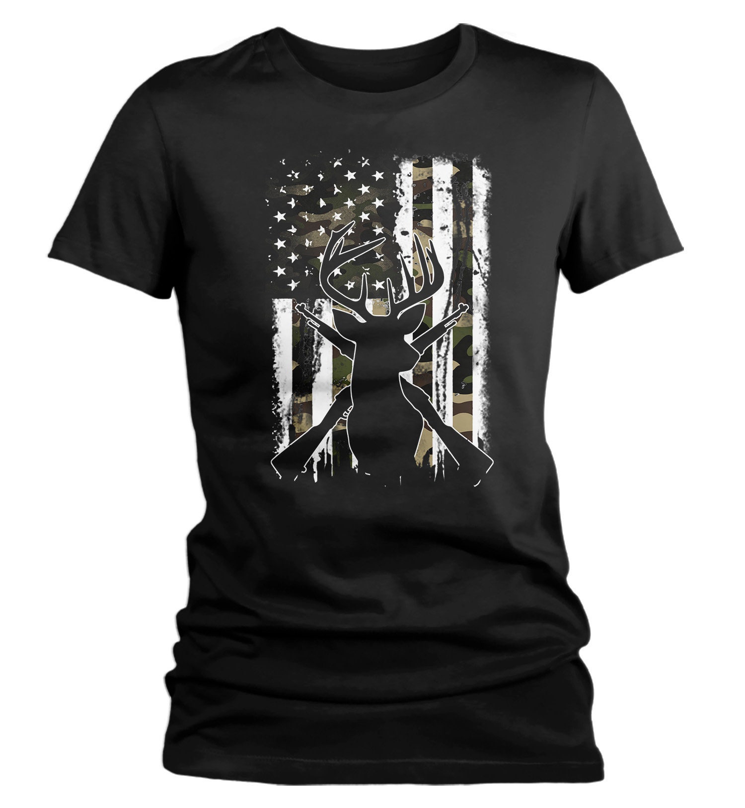 Women's Deer Hunting T Shirt Buck Shirt Hunter Shirt Camo Etsy