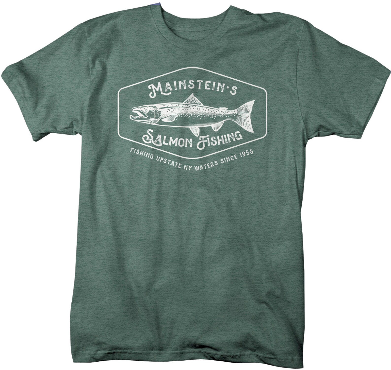 Men's Personalized Salmon Fishing Tshirt Vintage Salmon Etsy
