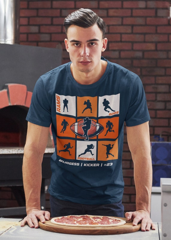 Men's Personalized Football Shirt Custom Football Dad Retro T Shirt Personalized Football Mom TShirt Custom Unisex Shirts Gift Idea