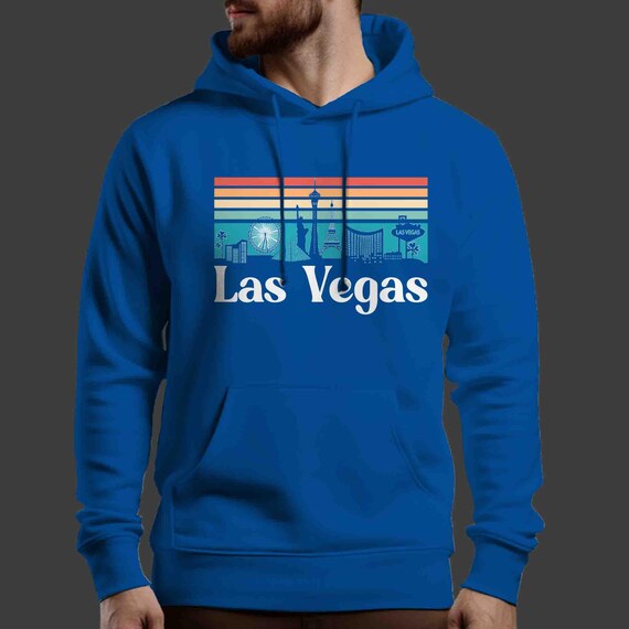 Men's Las Vegas Hoodie Nevada Sweatshirt Skyline Sign Pullover Paris Casino City Gift Travel Tour Gift Tourist Unisex Graphic Sky City