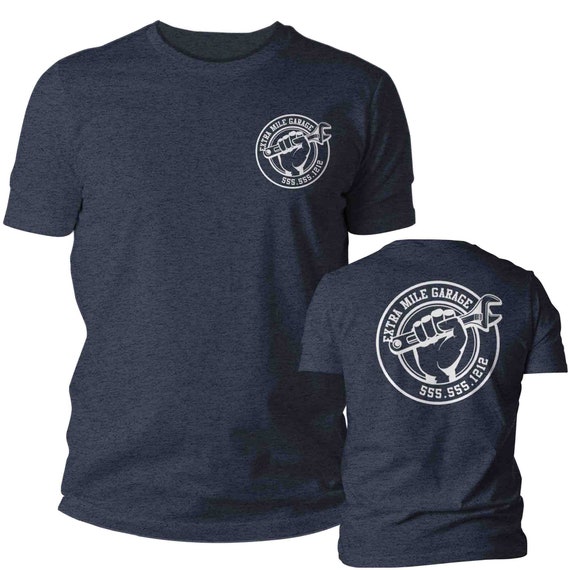 Men's Custom Mechanic Shirt Personalized Garage Auto Company Shirt Repair Tee Logo Trailor Car Fix Shirt T-Shirt Name Business Unisex