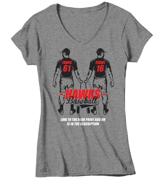 Umsuhu Women's Baseball Graphic Tee - "Let's Do This Boys" Funny Play Ball Shirt