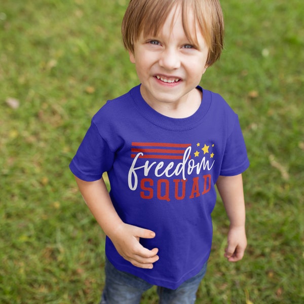 Freedom T-Shirt - Klassisches Design Mit Doppelt Genähtem Saum