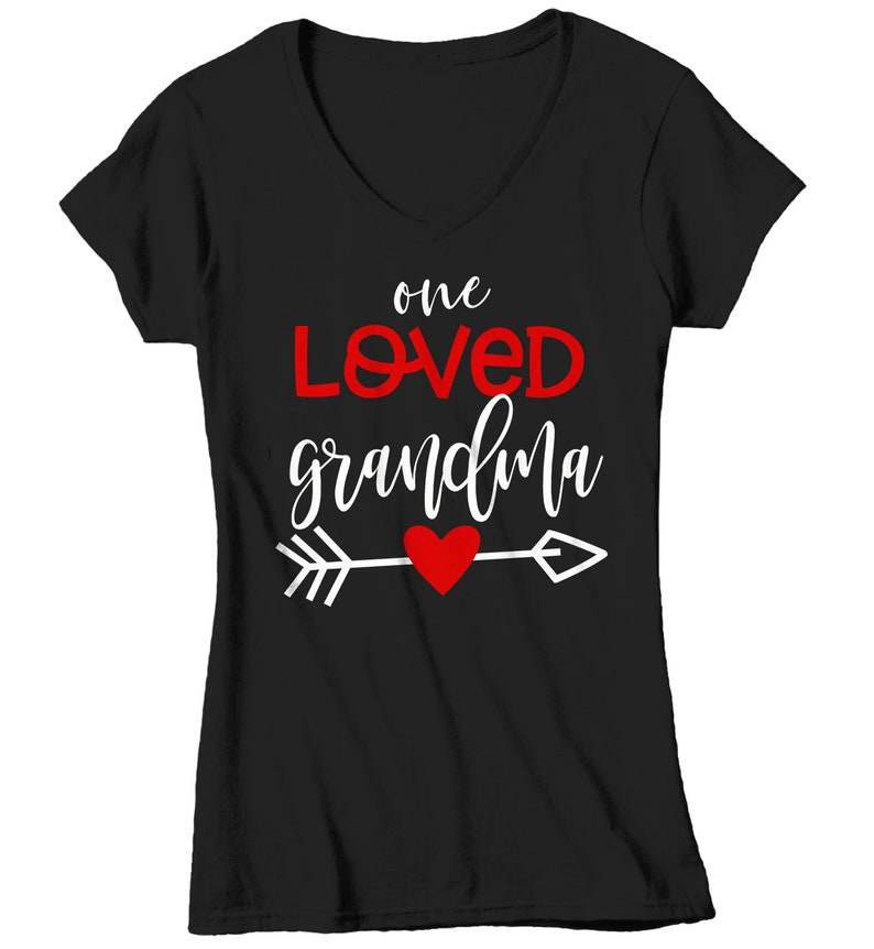 Women's Loved Grandma T Shirt Grandma T Shirts Arrow Etsy