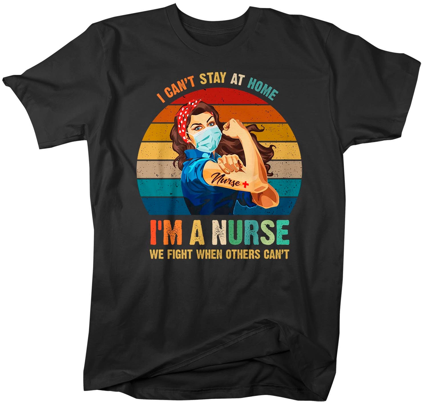 Men's Nurse T Shirt Can't Stay Home Shirt Nurse Shirt | Etsy