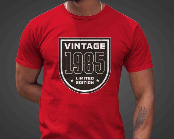 Men's Vintage 1985 Birthday Shirt 40th Birthday Gift 40 T Shirt Gift Unisex Limited Edition Tee Turning 40 Year Old Bday Man For Men Women
