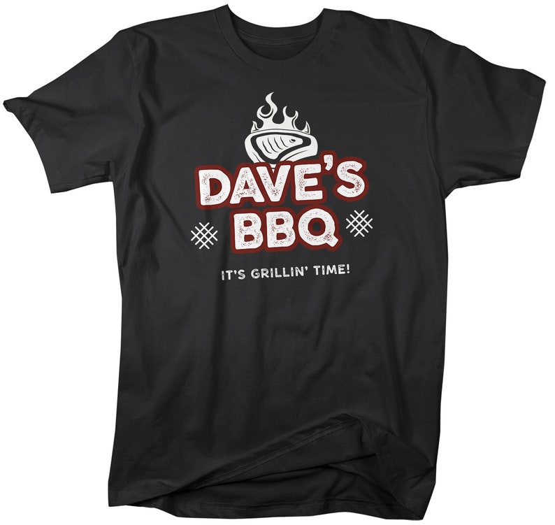 Men's Personalized BBQ T Shirt Custom BBQ Shirt | Etsy